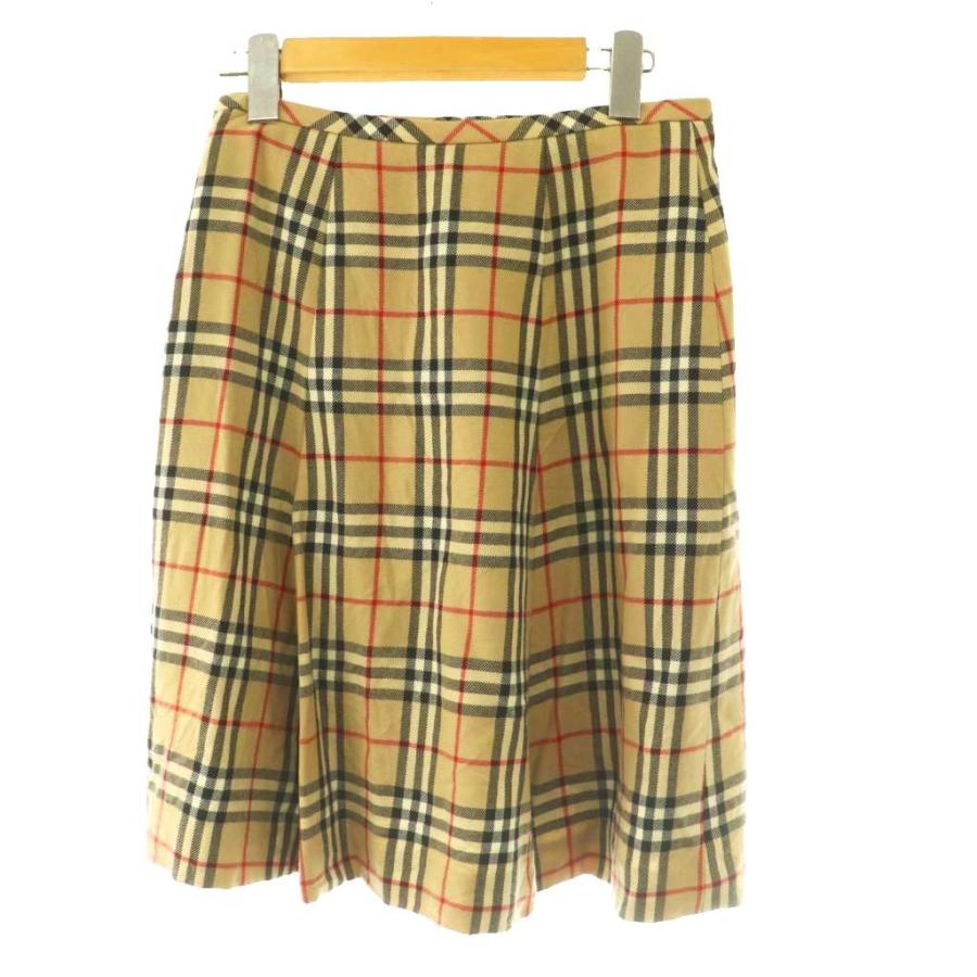 Burberry バーバリーブルーレーベル ベージュ ノバチェック スカート36 BURBERRY BLUE LABEL（バーバリーブルーレーベル） ノバチェック