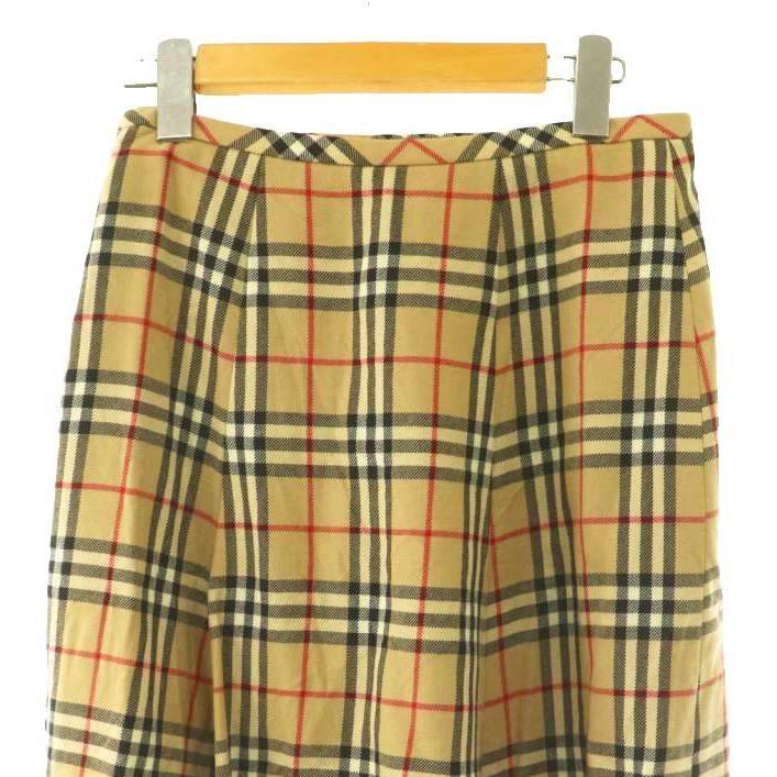 バーバリーロンドン　ブルーレーベル　フレアスカート ノバチェック　36 BURBERRY BLUE LABEL（バーバリーブルーレーベル） ノバチェック
