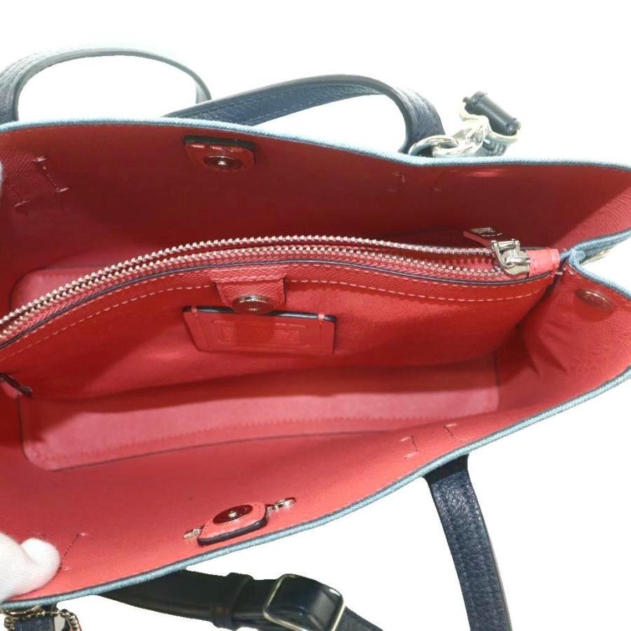 COACH（コーチ） COACH 2WAY ハンドバッグ ショルダーバッグ デニム 青 