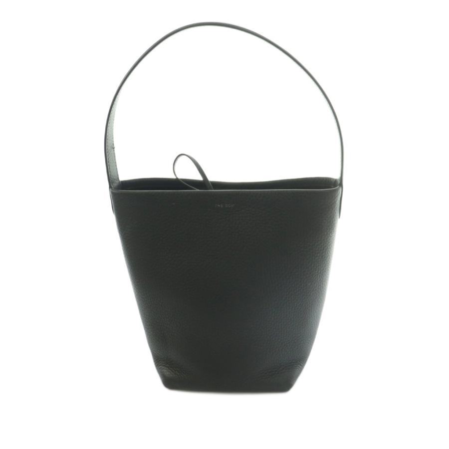 ザロウ THE ROW SMALL N/S PARK TOTE トートバッグ レザー 黒 /MI □OS 
