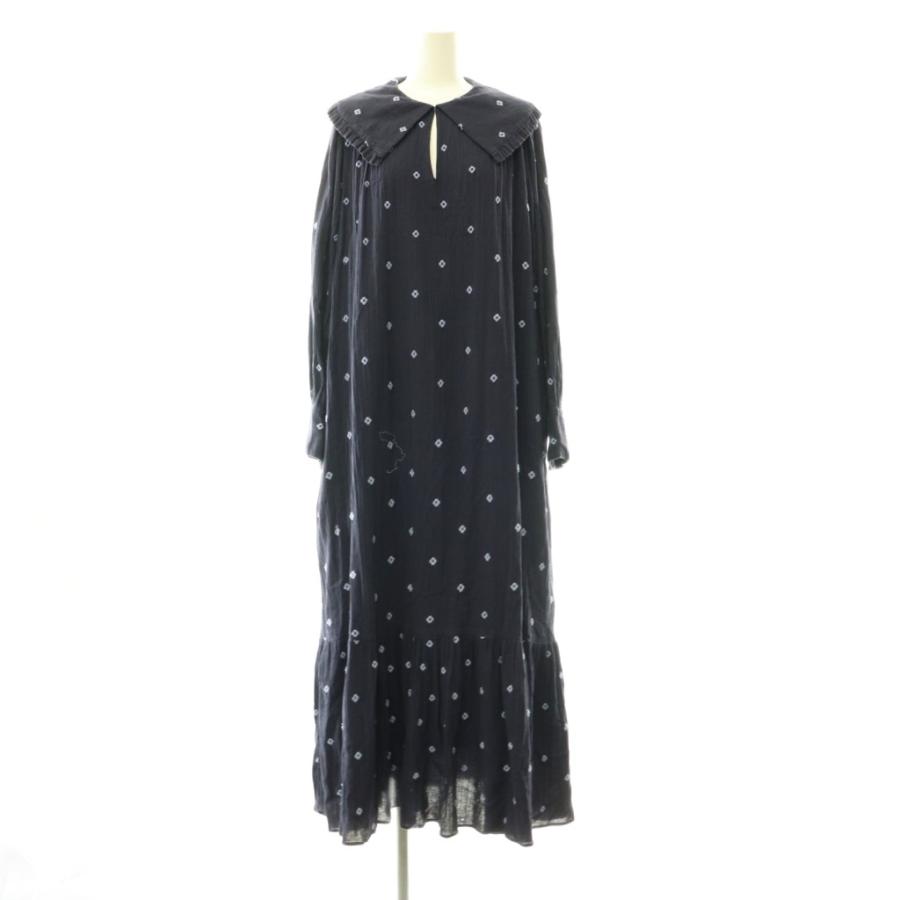 ヌキテパ NE QUITTEZ PAS! Cotton Gauze Full Embroidery Frill Collar