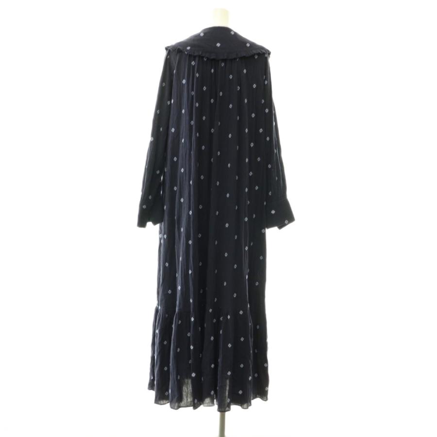 ヌキテパ NE QUITTEZ PAS! Cotton Gauze Full Embroidery Frill Collar