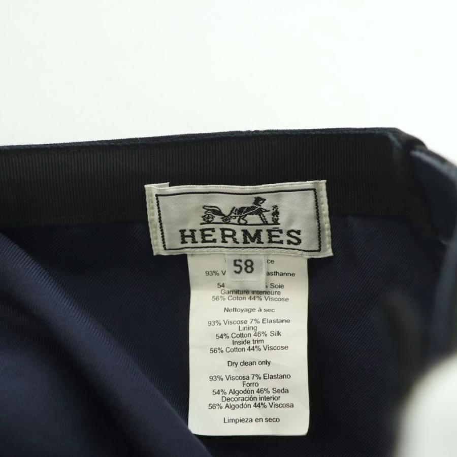 HERMES（エルメス） テス ミラノ キャップ 帽子 ロゴ ワンポイント 