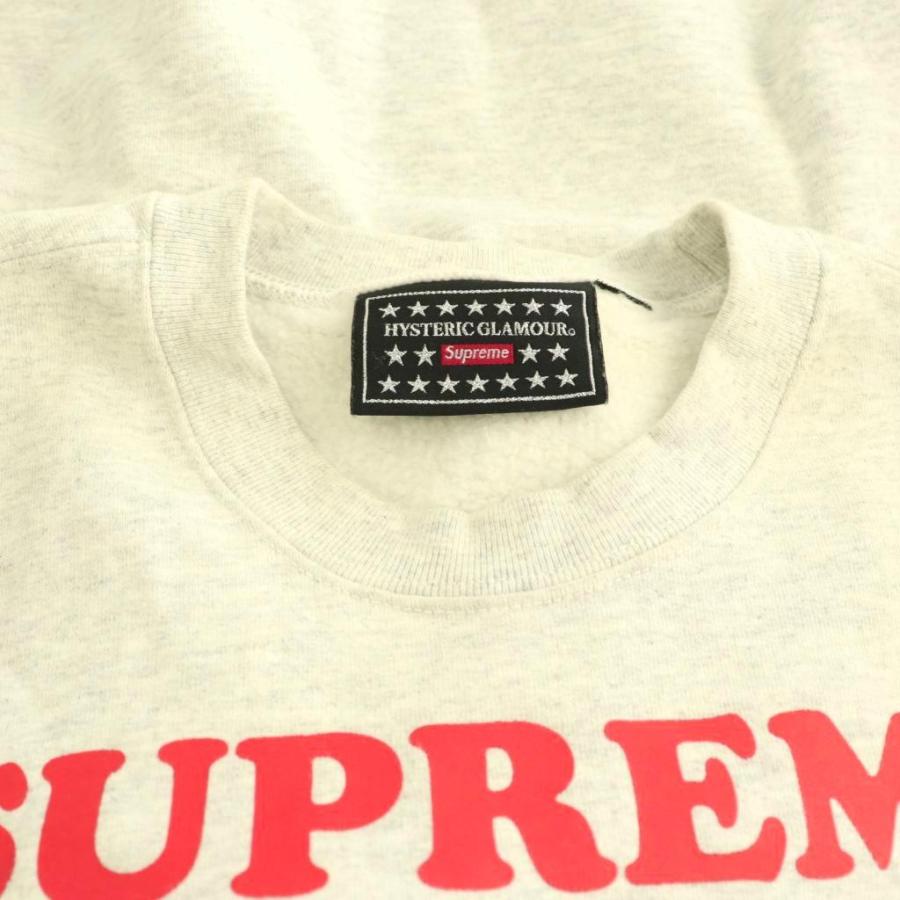 ヒステリックグラマー × シュプリーム Crewneckスウェットプルオーバ― HYSTERIC GLAMOUR（ヒステリックグラマー） × シュプリーム SUPREME