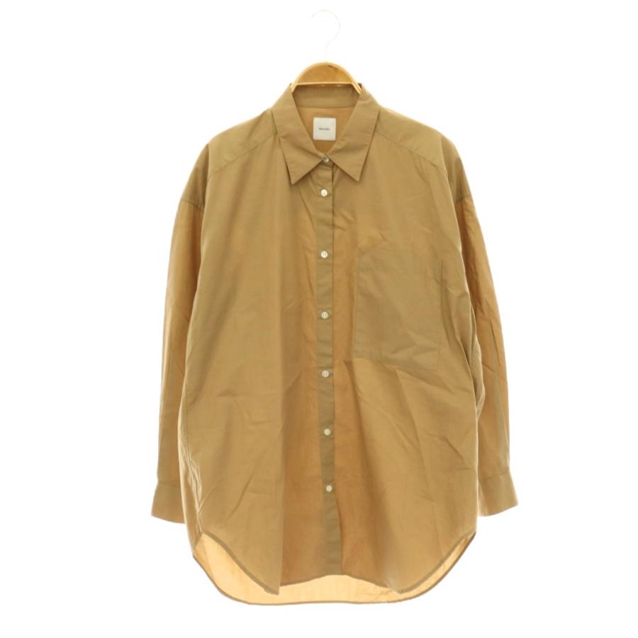 スピック&スパン Spick&Span 24SS 50コットンオーバーシャツ ブラウス 