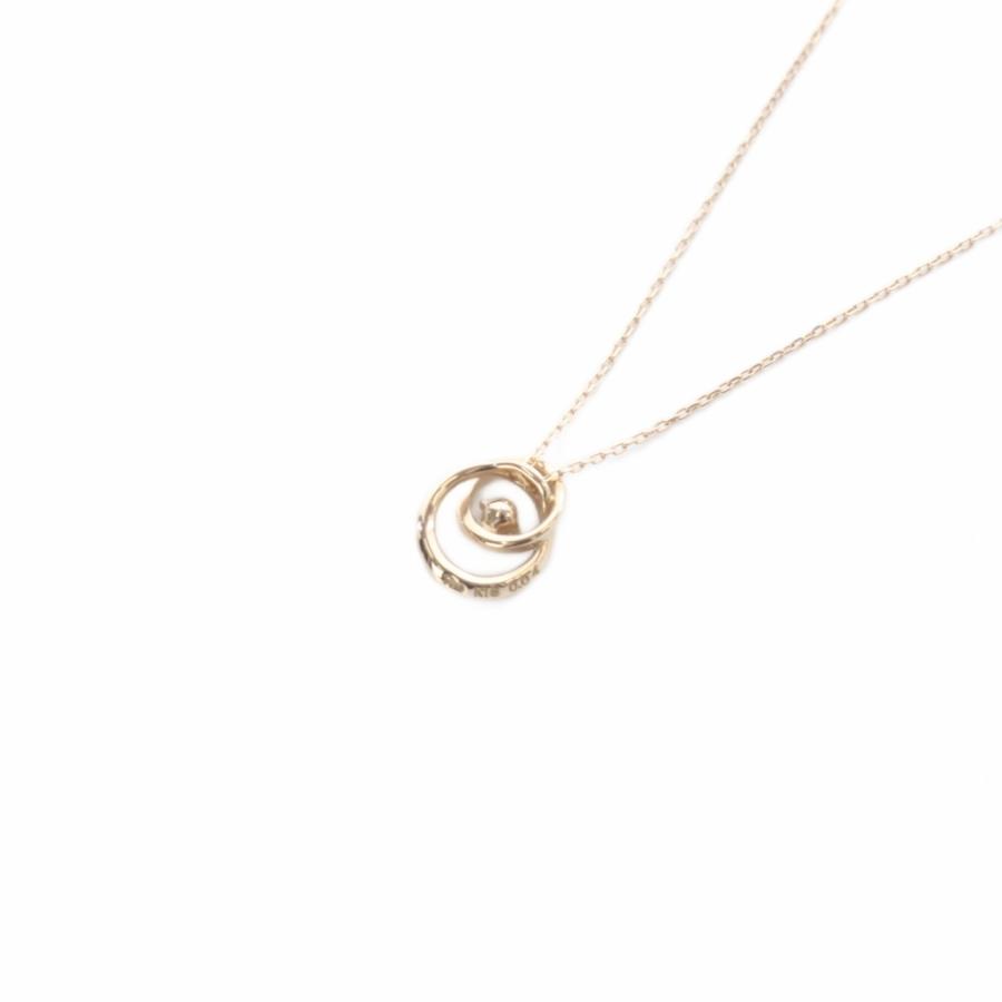 スタージュエリー STAR JEWELRY ネックレス TWO UNIVERSE K18 ピンク 