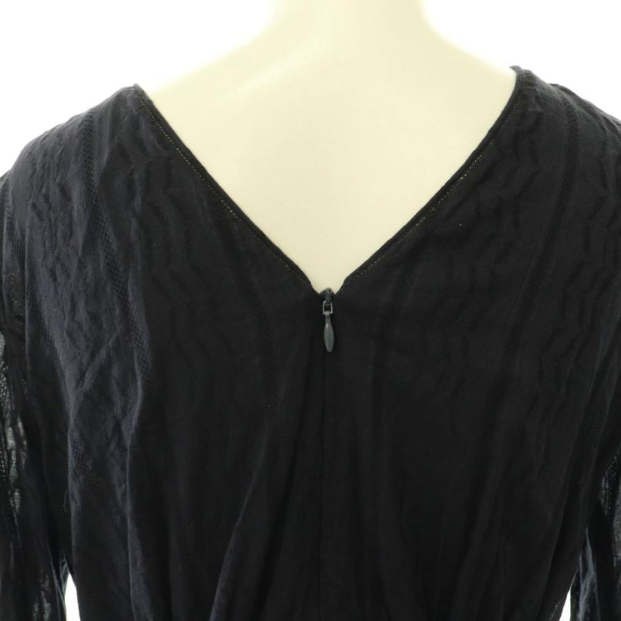 専用✨ヌキテパ　JQD TWISTED WAIST DRESSロングワンピース ヌキテパ NE QUITTEZ PAS! ×Kanako Sato Cotton Jqd Twisted Waist