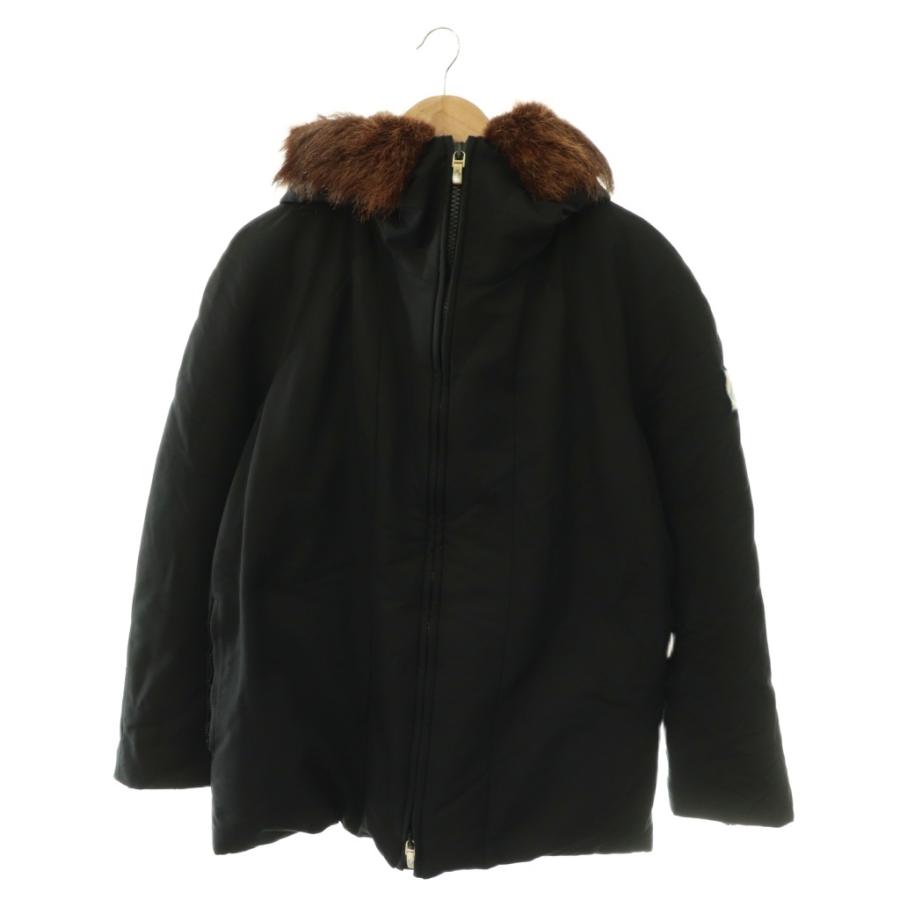 モンクレール ガムブルー GIUBBINO ファー付きフーデッドダウンジャケット MONCLER（モンクレール） ガムブルー GAMMEBLUE GIUBBINO ファー付き