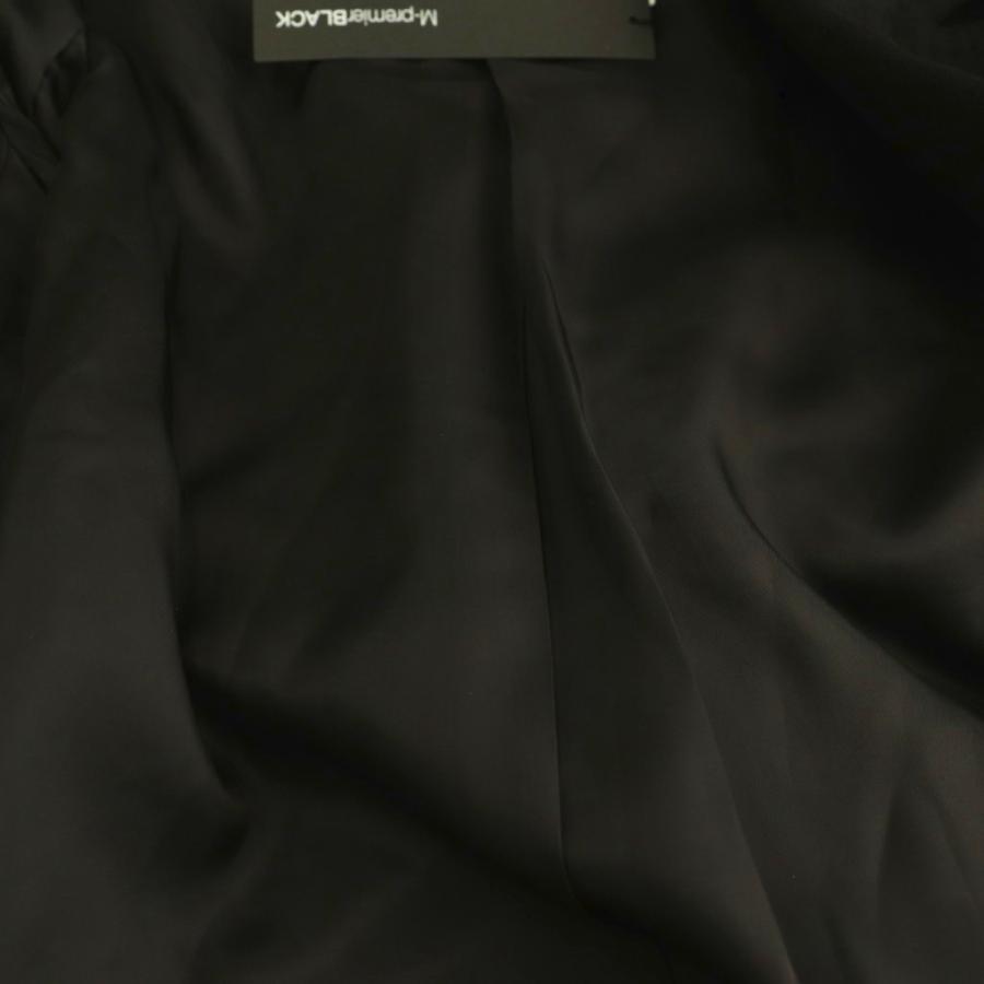 エムプルミエ ブラック M-Premier BLACK カシミヤ100 ベルテッド