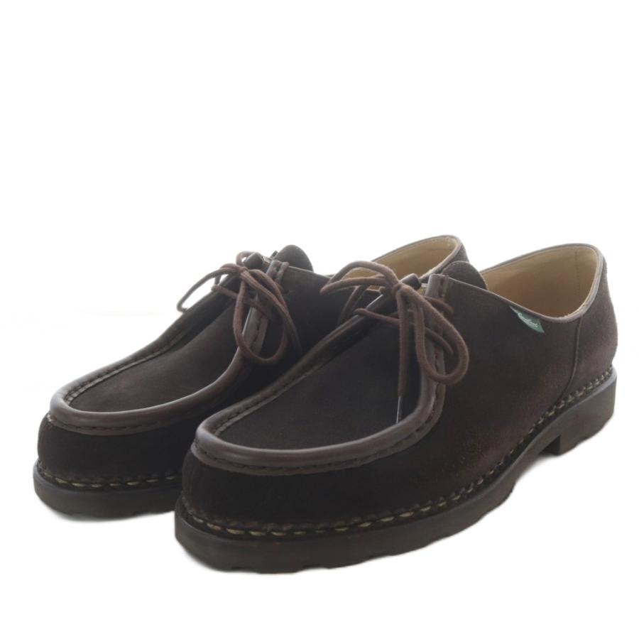 パラブーツ Paraboot MICHAEL チロリアンシューズ スエード 42 ダーク 