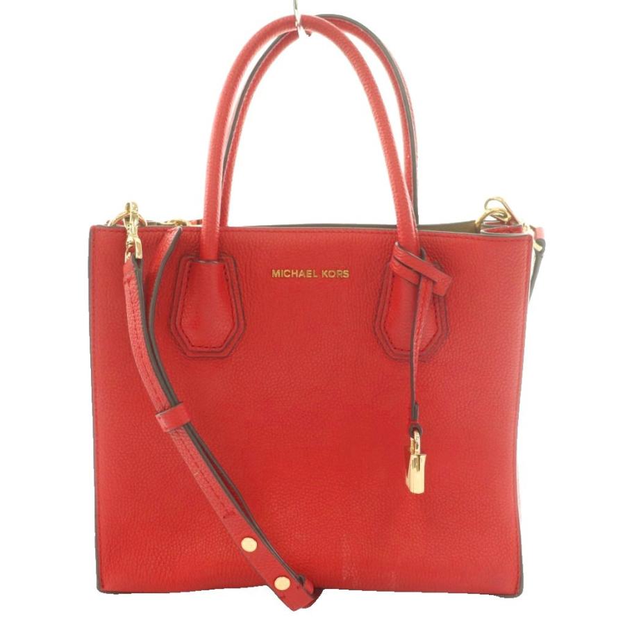 マイケルコース MICHAEL KORS 2wayバッグ ハンド ショルダー レザー 赤 