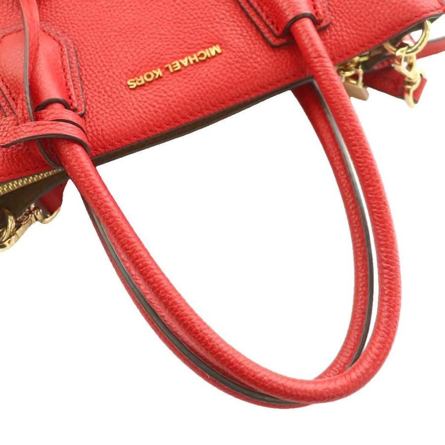 マイケルコース MICHAEL KORS 2wayバッグ ハンド ショルダー レザー 赤 