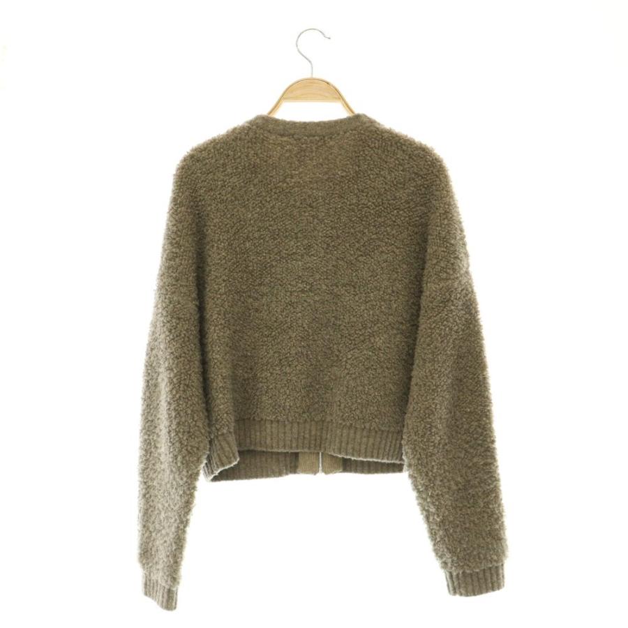 MACPHEE - MACPHEE 22AW ムートンジャカード ジップアップカーディガン　S マカフィー MACPHEE トゥモローランド 22AW ムートン ジップアップ