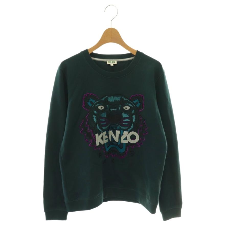 ケンゾー KENZO 刺繍 ロゴ スウェットシャツ トレーナー プルオーバー 
