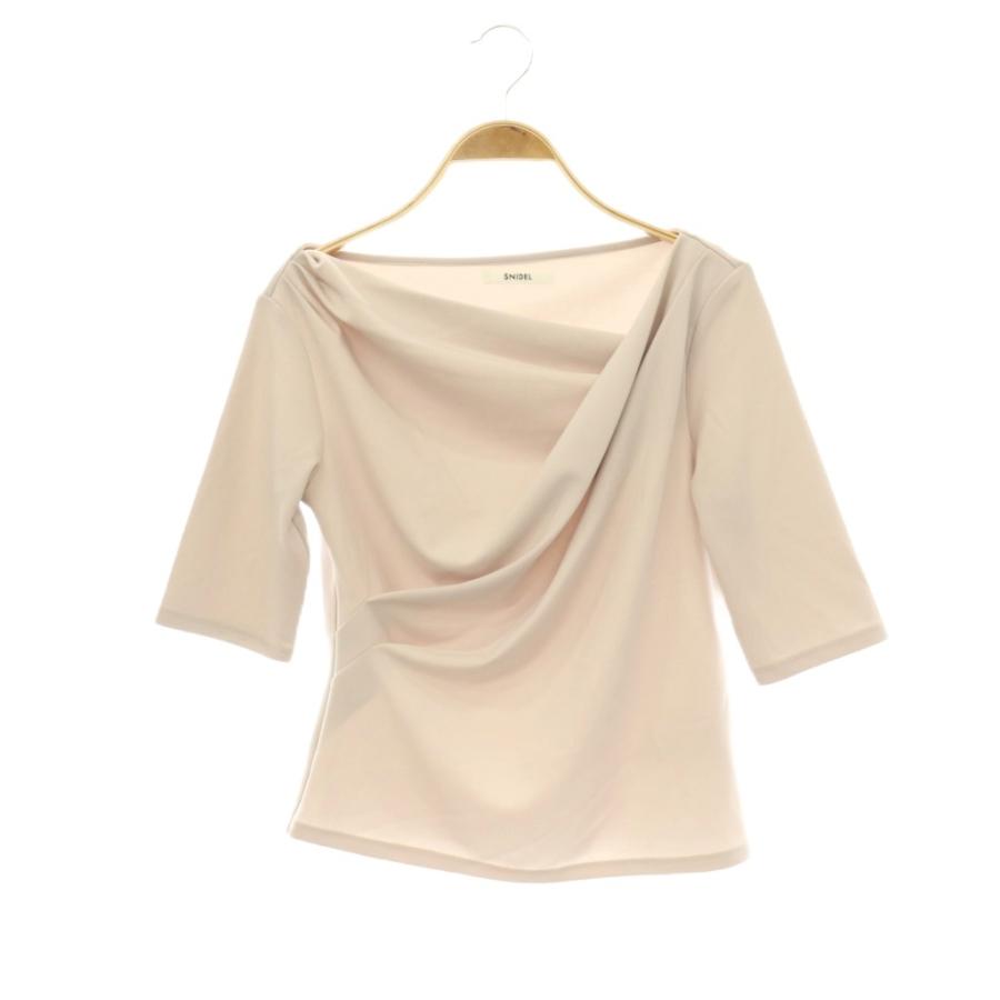 SNIDEL（スナイデル） SNIDEL 25AW ワンショルダードレープカットソー