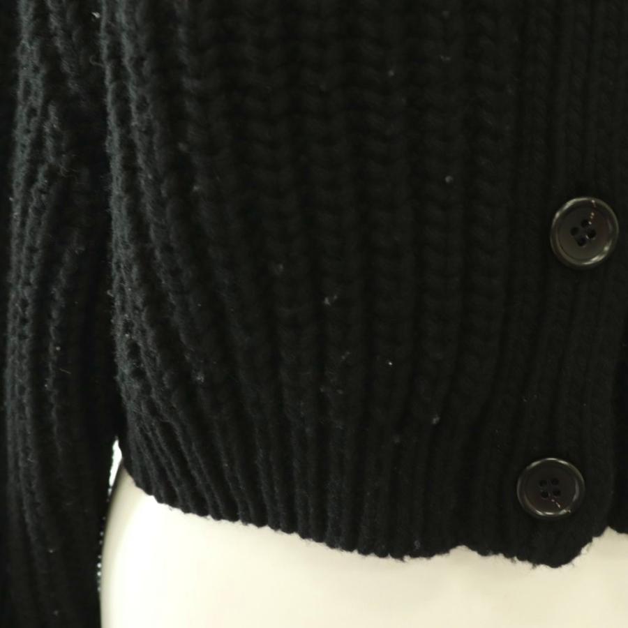 シシクイ SHISHIKUI cardi a カーディガン ニット 長袖 ウール F 黒 /NR ■OS レディースの画像