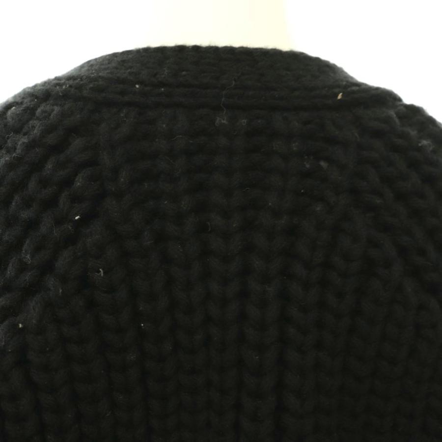 シシクイ SHISHIKUI cardi a カーディガン ニット 長袖 ウール F 黒 /NR ■OS レディースの画像