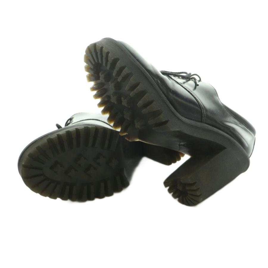 【値下げ】Dr. Martens ブラック チャンキーヒール Dr.Martens（ドクターマーチン） ローファー モカシン 厚底 チャンキー