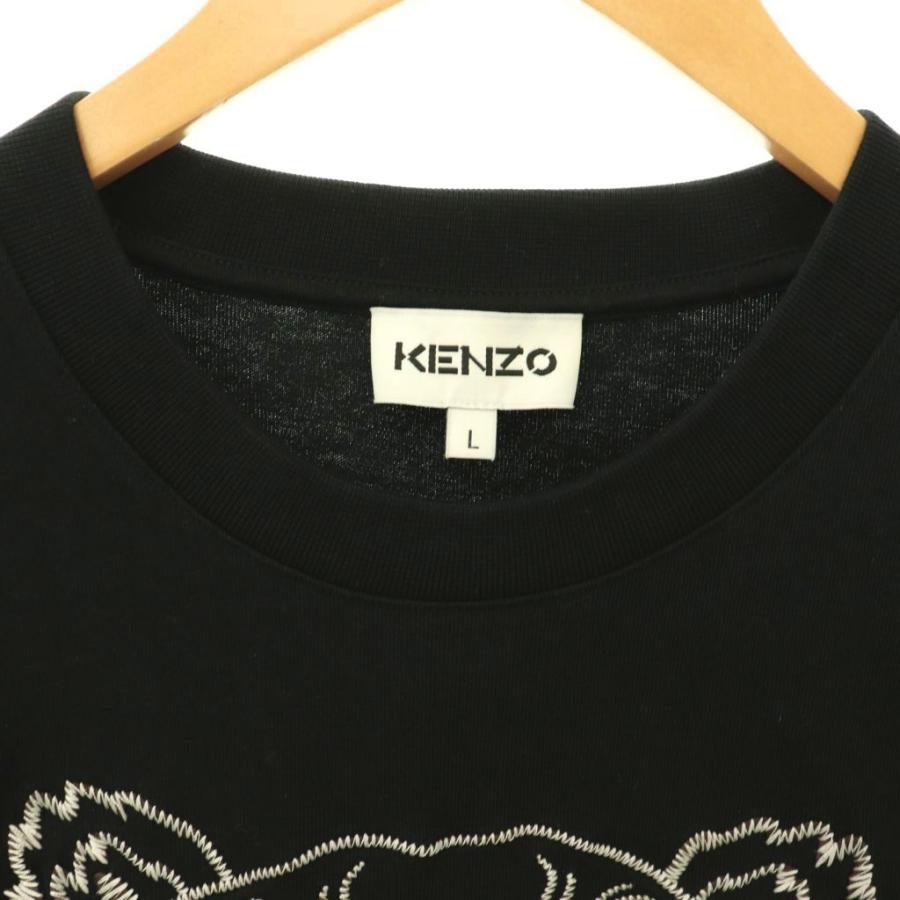 ケンゾー KENZO タイガー刺繍フロントロゴTシャツ カットソー 半袖 L