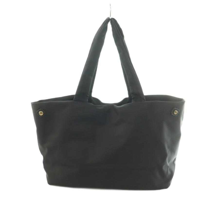 トッカ TOCCA FRILL A4 NYLONTOTE トートバッグ ナイロン フリル 黒