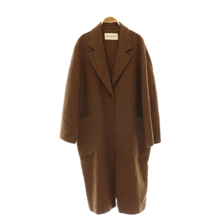 レイビームス Ray Beams チェック ビッグ シルエット コート 