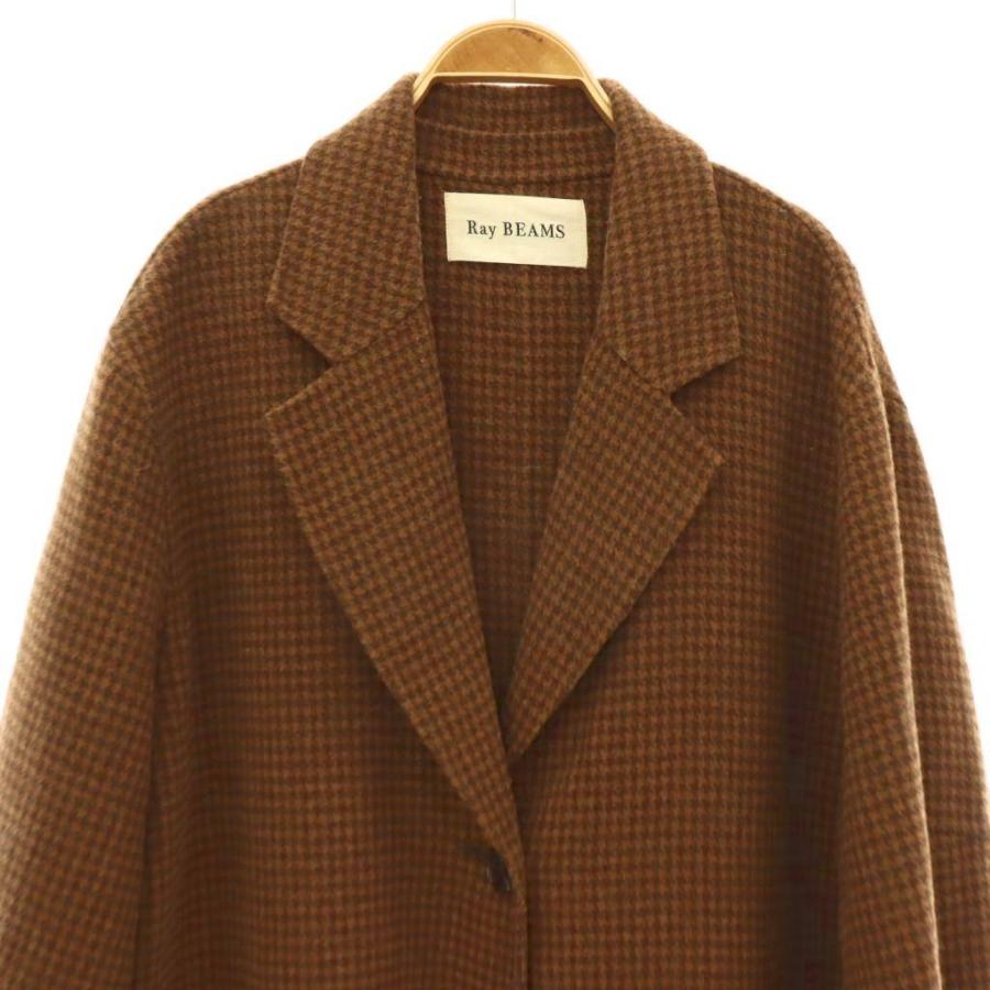 RayBEAMS ブラウン ロングコート ウールコート RayBEAMS ブラウン 
