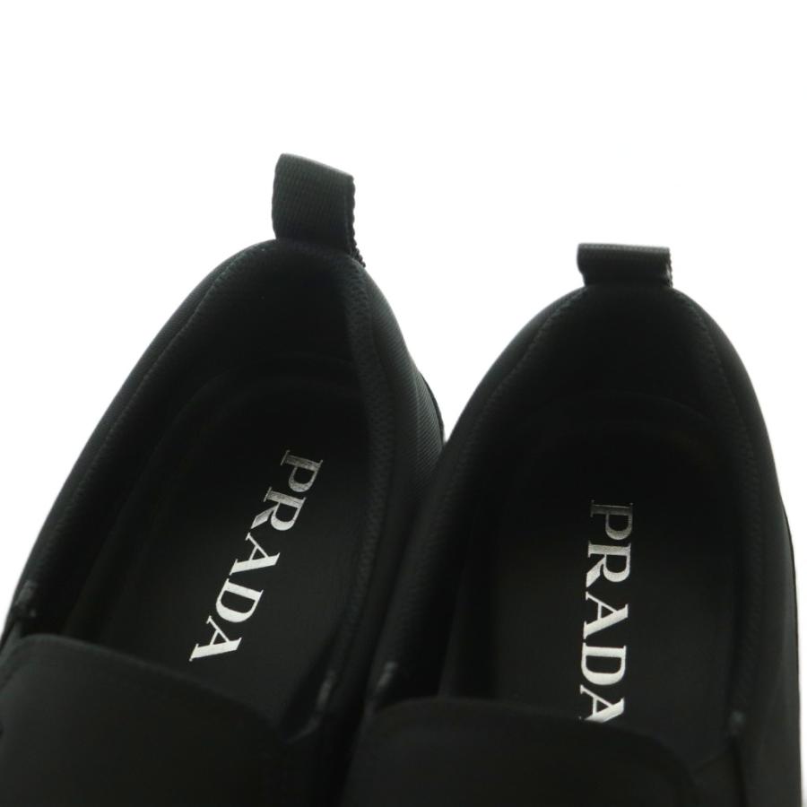 PRADA（プラダ） スリッポン シューズ 9 28.0cm 黒 /MI □OS メンズ 