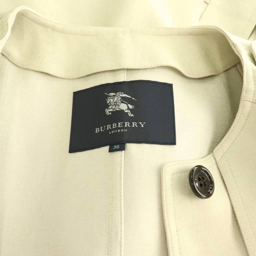 バーバリー ロンドン BURBERRY LONDON ノーカラーコート スプリング