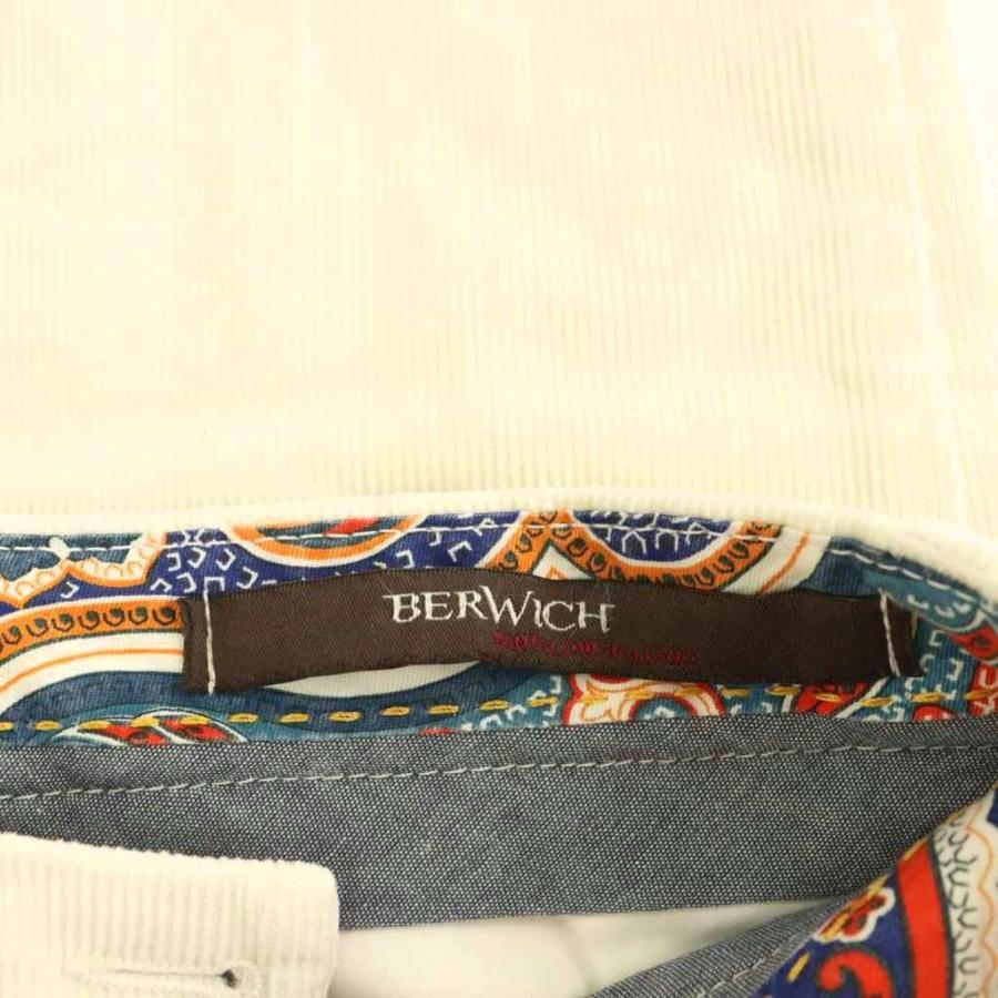 BERWICH（ベルウィッチ） コーデュロイパンツ テーパード 44 ホワイト