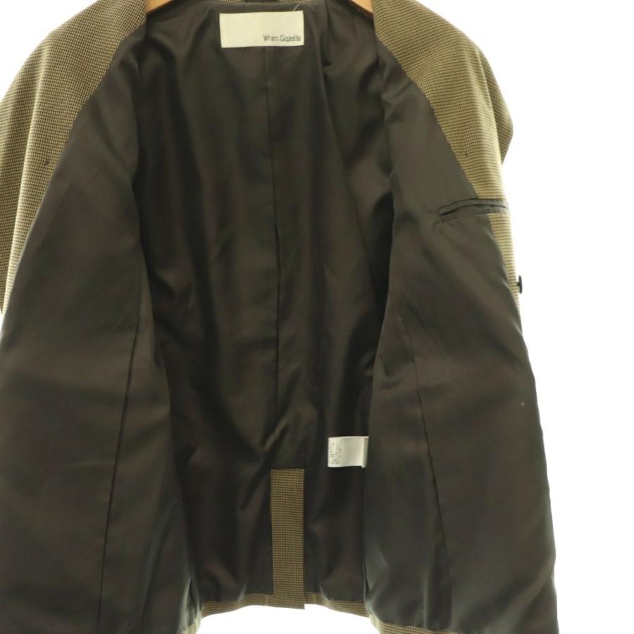 ウィムガゼット Whim Gazette 24SS TRダブルジャケット F ブラウン