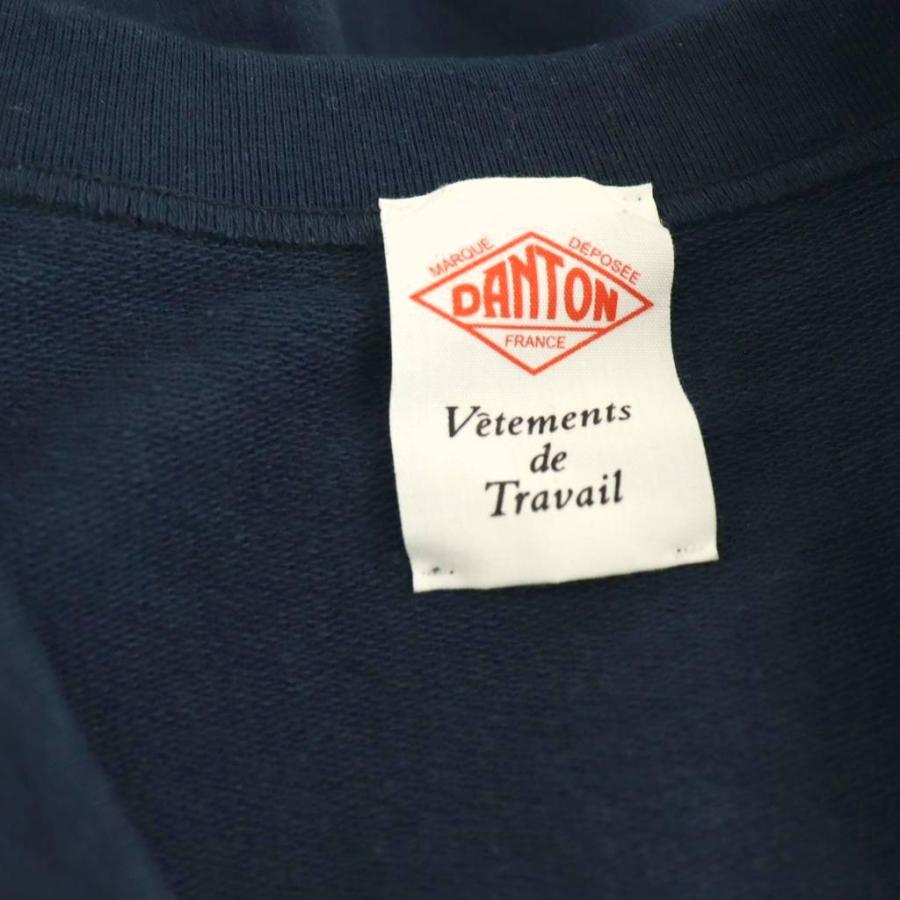 ダントン DANTON Vネックカーディガン 長袖 38 ネイビー DT-C0406CIN