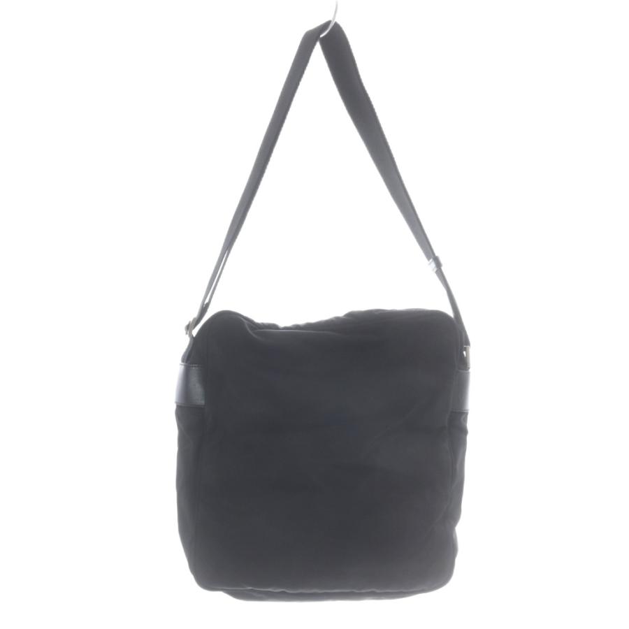 プラダ PRADA プレート ナイロン ショルダーバッグ 黒 BT0168 PRADA（プラダ） プレート ナイロン ショルダーバッグ 黒 ブラック