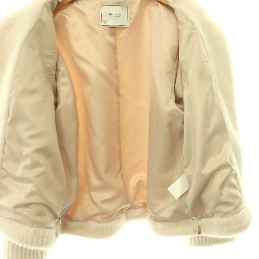 レディース 【her lip to】Twila Faux Fur Zip Jacket
