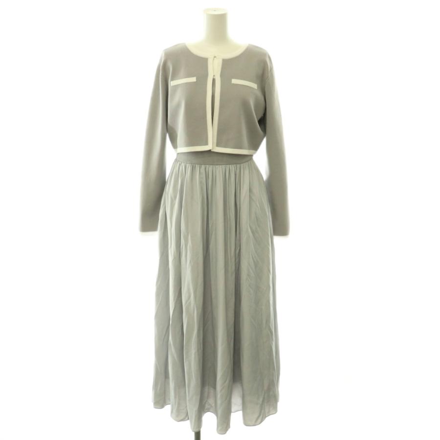 Her lip to ハーリップトゥ Her lip to 25SS Bicolor Knit Dress Set