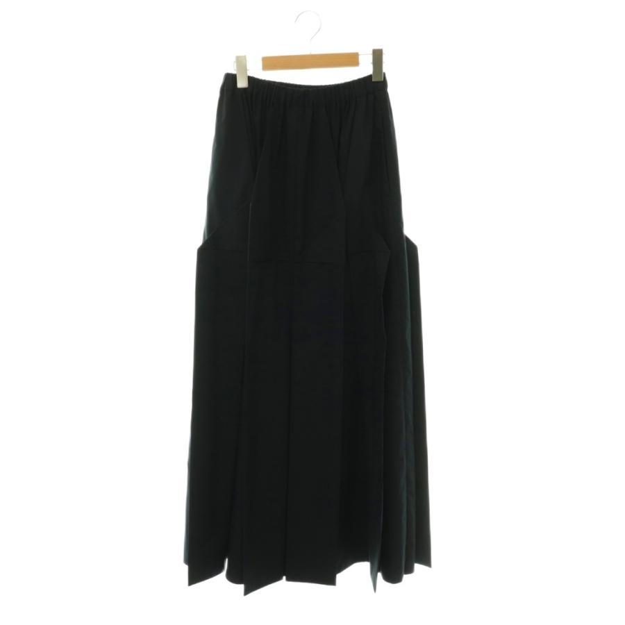エンフォルド ENFOLD 26SS ORIGAMI SKIRT ボックスプリーツスカート 38