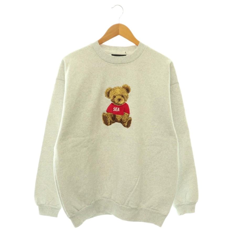 WIND AND SEA   ウィンダンシー　クルーネック 未使用品 ウィンダンシー WIND AND SEA BEAR CREW NECK SWEATSHIRT