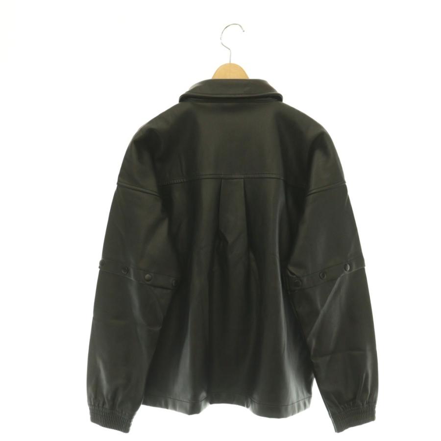 レディース 美品 アディダス クロップド フェイク レザートラック