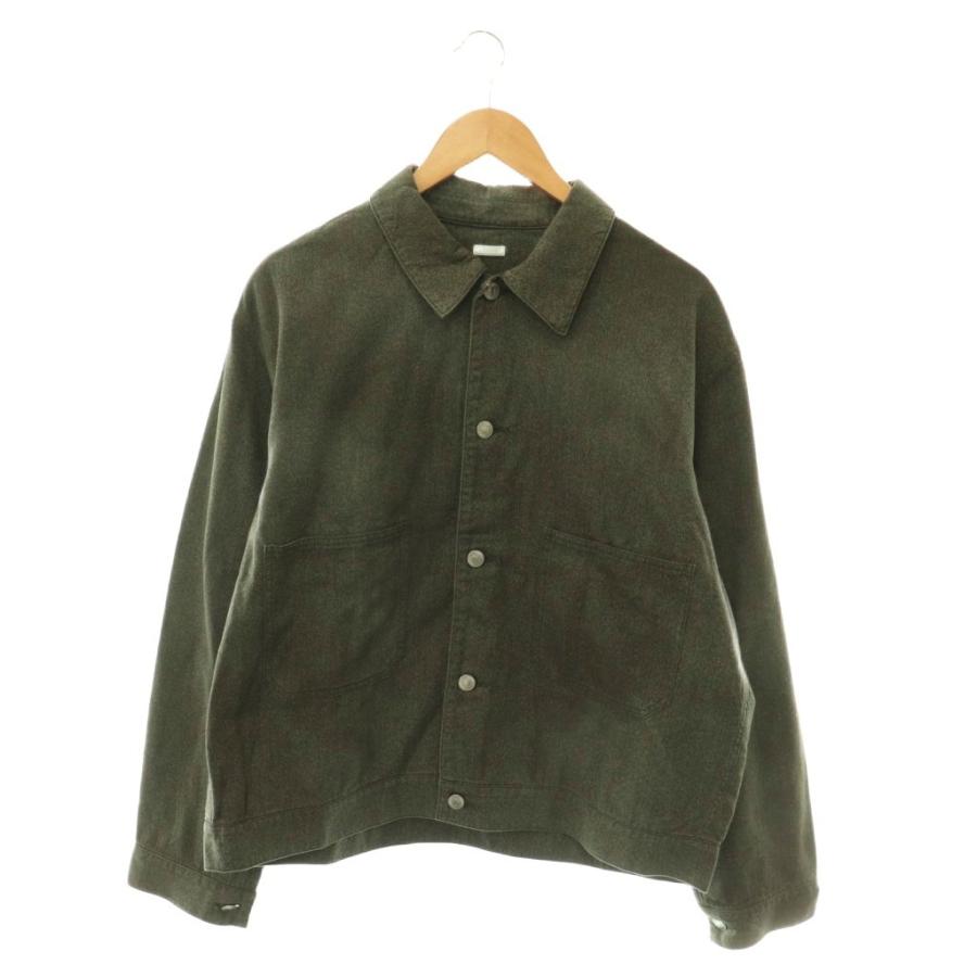 アプレッセ A.PRESSE 26SS Vintage Black Chambray Work Jacket