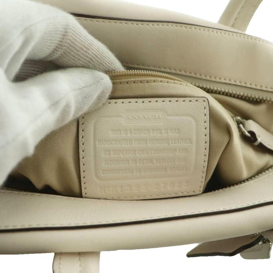 COACH（コーチ） レザー2WAYバッグ ハンド ショルダー アイボリー 