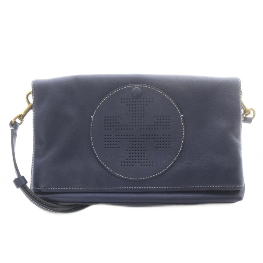 TORY BURCH（トリーバーチ） パンチングロゴ2WAYフォールドオーバー 