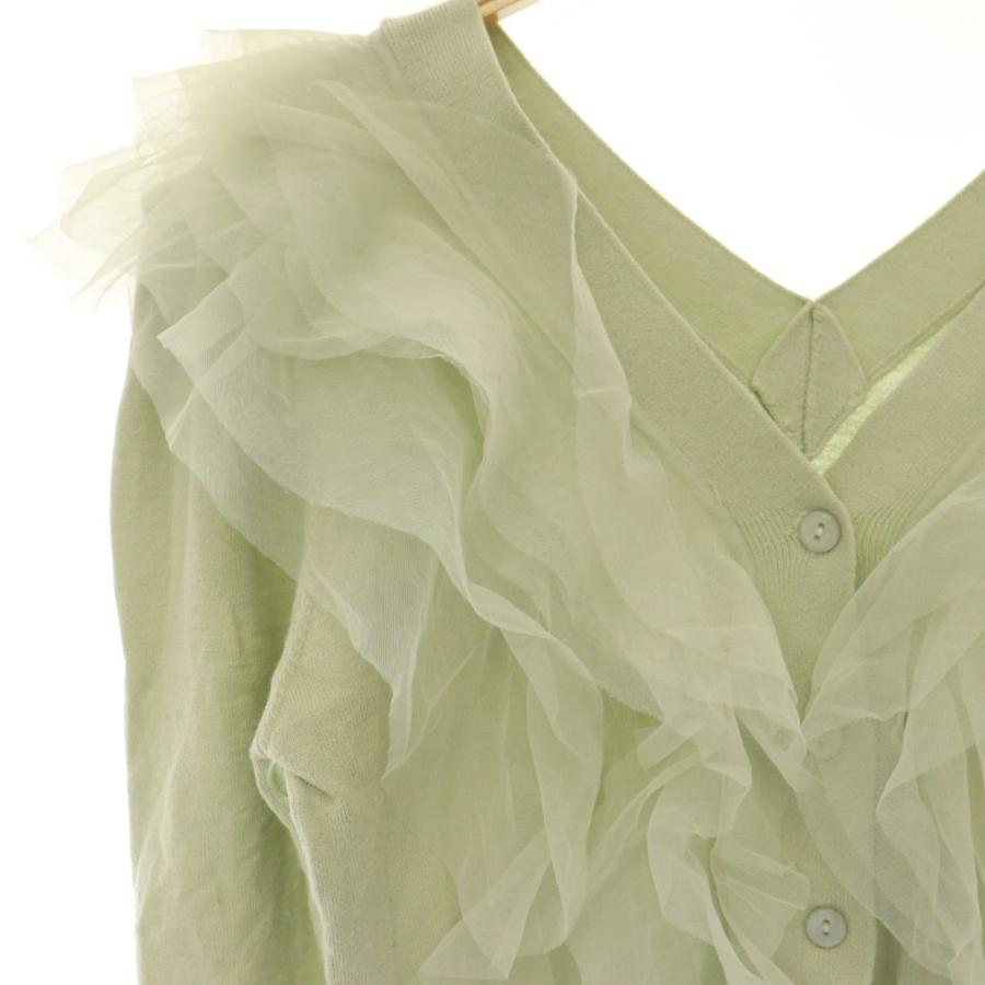 SNIDEL（スナイデル） SNIDEL 25SS Sustainableチュールフリルニット