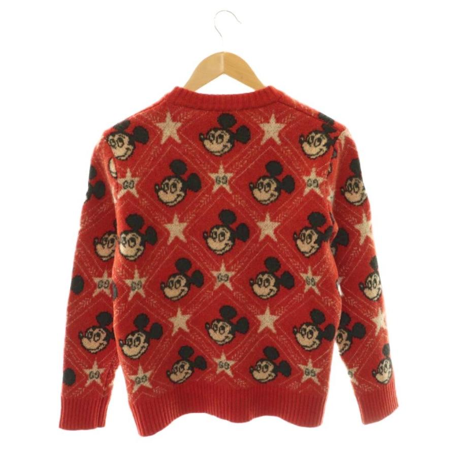 GUCCI（グッチ） ×ディズニー Mickey Mouse Pattern Crewneck Knitted