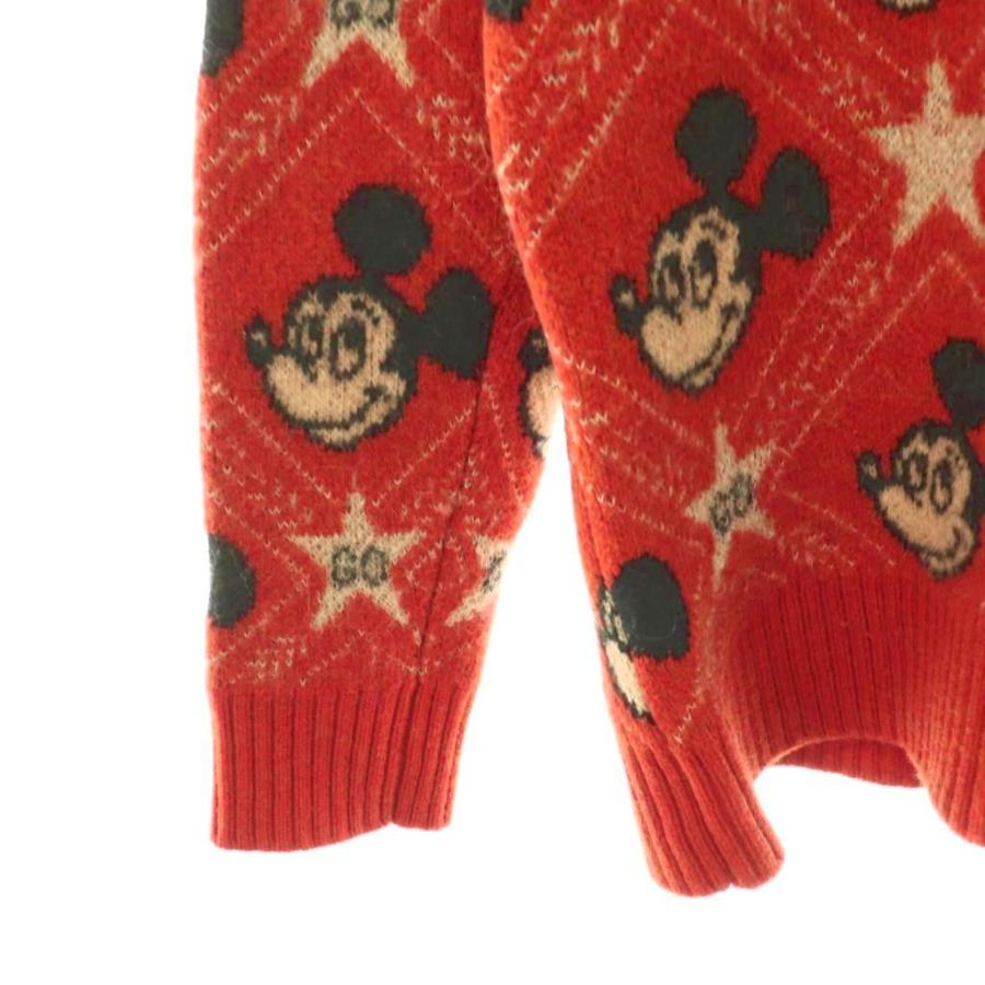 GUCCI（グッチ） ×ディズニー Mickey Mouse Pattern Crewneck Knitted