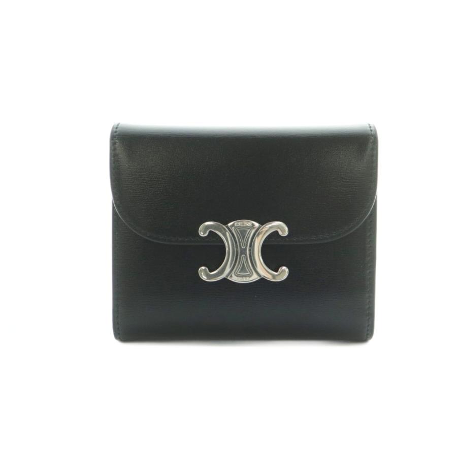 CELINE（セリーヌ） トリオンフ スモールフラップウォレット 三つ折り