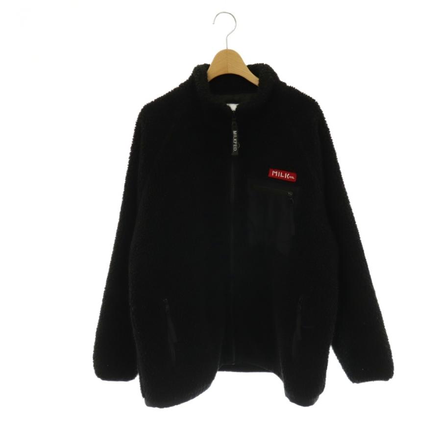 ミルクフェド MILKFED. BOA ZIP UP JACKET ボアジャケット ジップ 