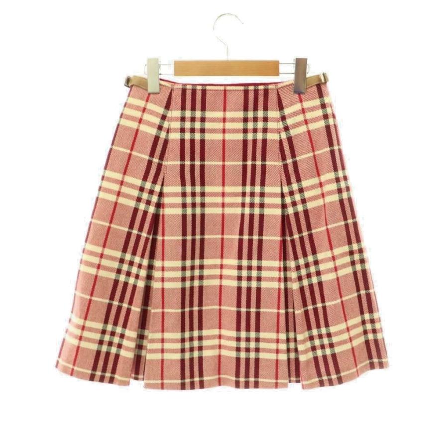 BURBERRY BLUE LABEL（バーバリーブルーレーベル） チェックプリーツ 