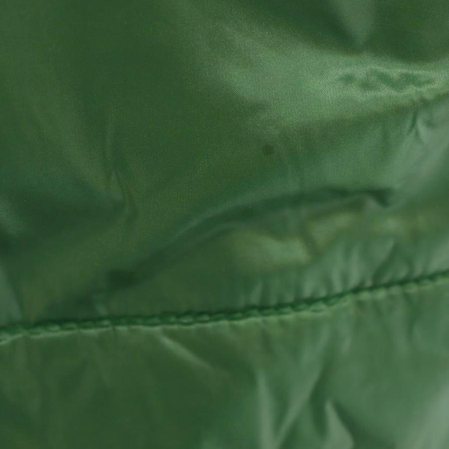 カバンドズッカ CABANE de zucca アルパカ ナイロンベスト 中綿 M 緑 