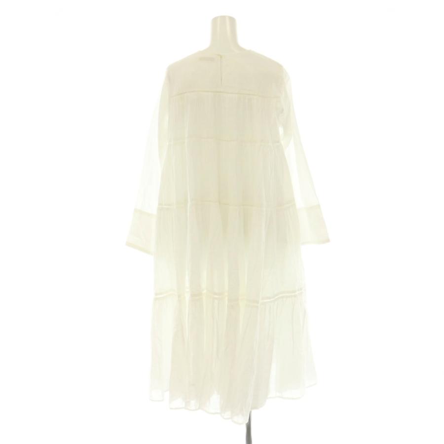 ヌキテパ NE QUITTEZ PAS! Cotton Voile Tiered Middle Length Dress