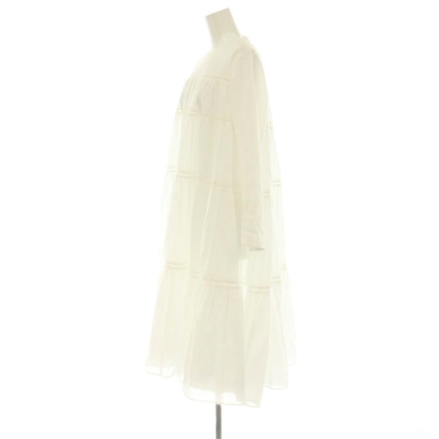 ヌキテパ NE QUITTEZ PAS! Cotton Voile Tiered Middle Length Dress