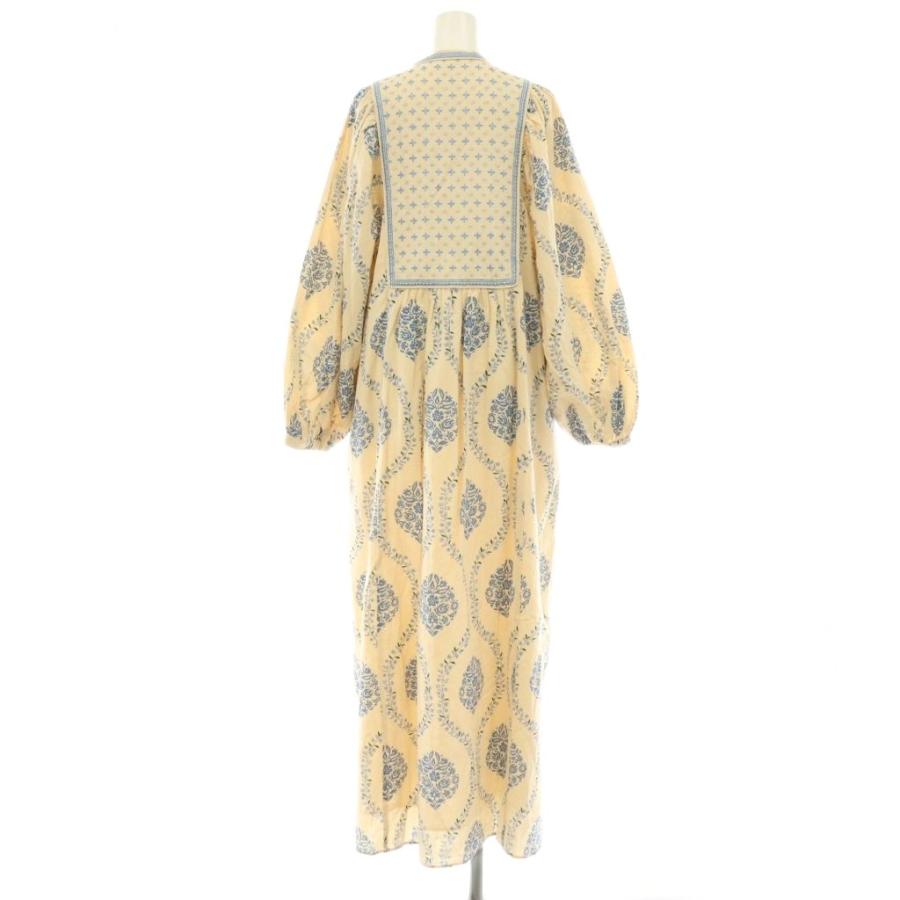 ヌキテパ NE QUITTEZ PAS! 25AW Crimp Cotton Flower Print Yoke